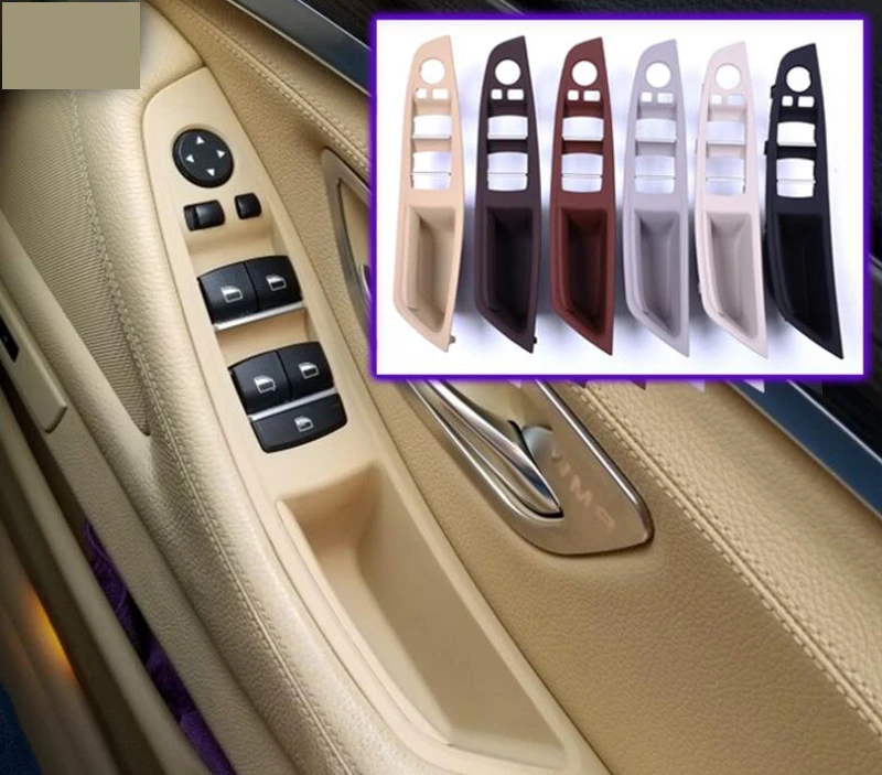 4/7 шт. натуральная кожа правый руль RHD для BMW 5 серии F10 F11 мокко Автомобильная