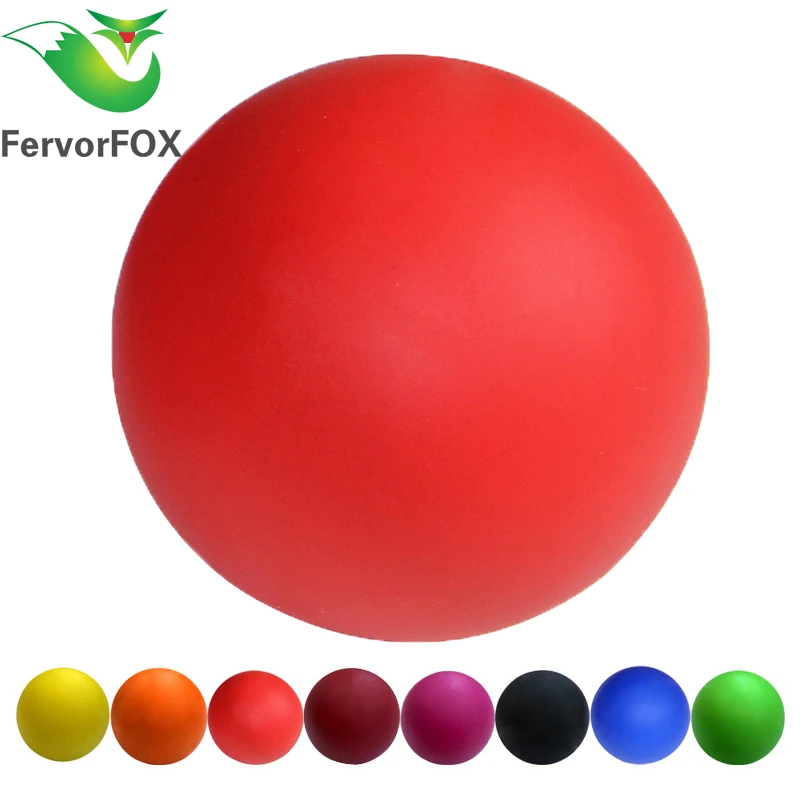 Massage Ball 100% Rubber Hockey Lacrosse 64mm Trigger Point Relaxation Self | Fitness Balls
