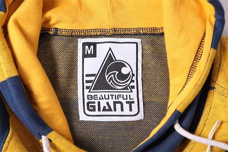 Красивые гигантские Для Мужчин's Повседневное толстовки в полоску Тонкий