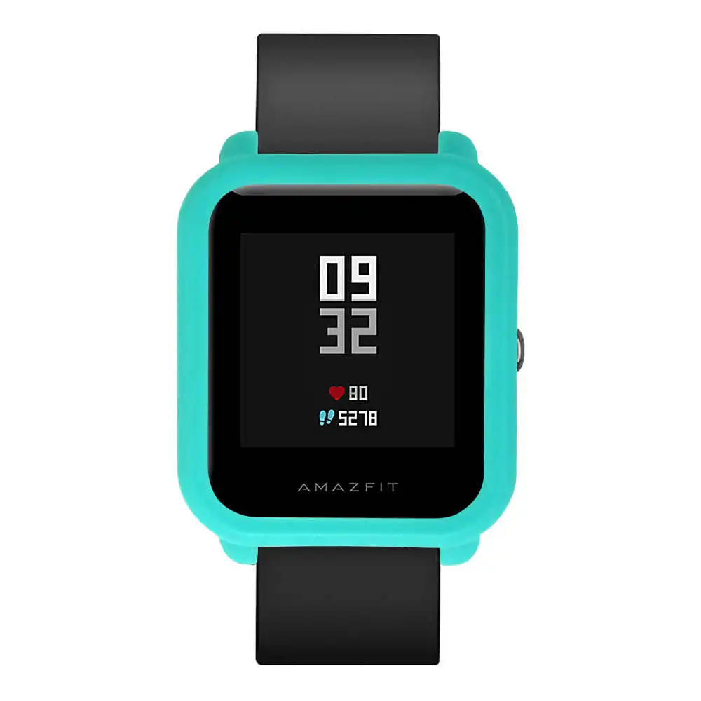 1 Мягкий защитный силиконовый чехол из ТПУ для Huami Amazfit Bip Youth Watch SmartWatch Watachband аксессуары для спортивных товаров - Цвет: 1