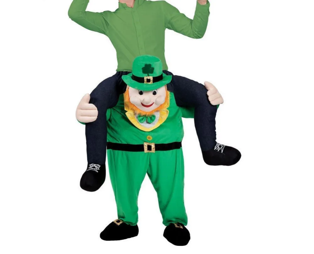 Leprechaun День Святого Патрика носить меня талисман костюм Хэллоуин Рождество
