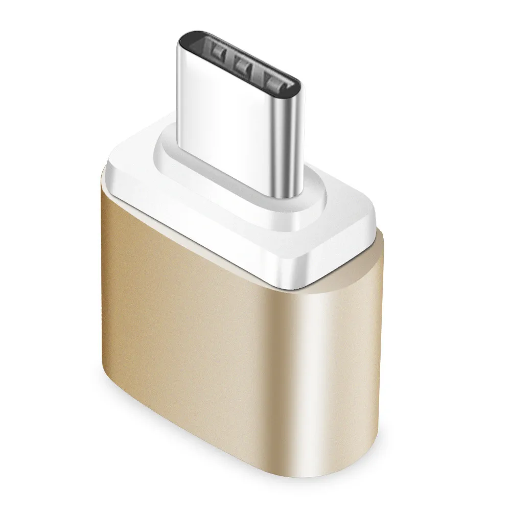 Новинка 1 шт. переходник типа C на USB 3 0 OTG металлический Male-Female USB-C для смартфонов
