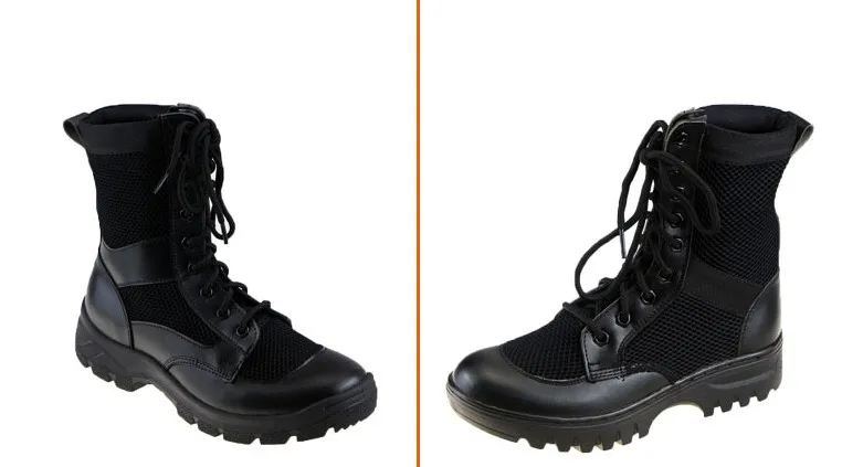 Летние военные ботинки для мужчин; botas hombre; армейские ботинки; кожаный светильник; высокие сетчатые дышащие боевые тактические сапоги