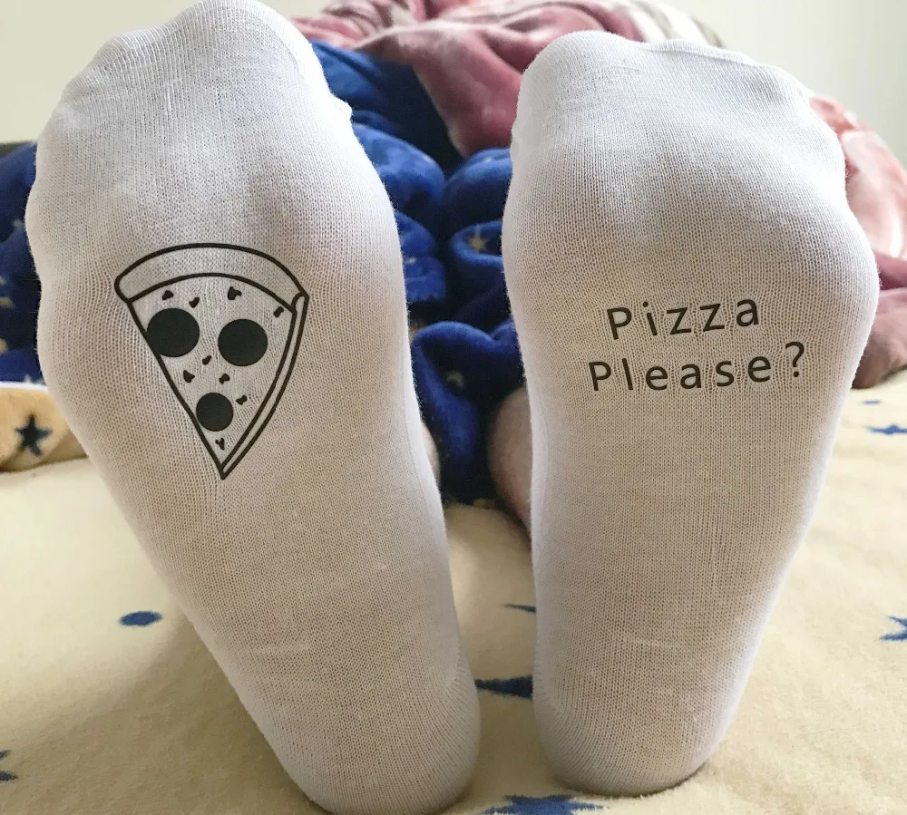 East Knitting ST11 Pizza Pleas забавные унисекс рождественские носки хлопковые женские и