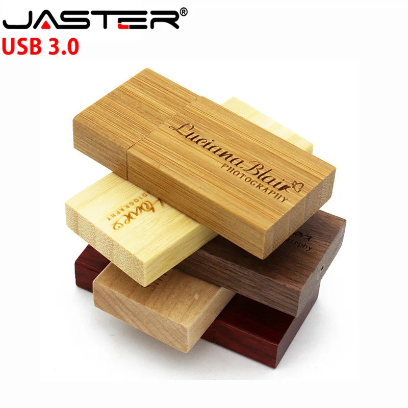 USB флеш накопитель JASTER деревянный 4/8/16/32/64 ГБ 5 цветов|USB флэш-накопители| |