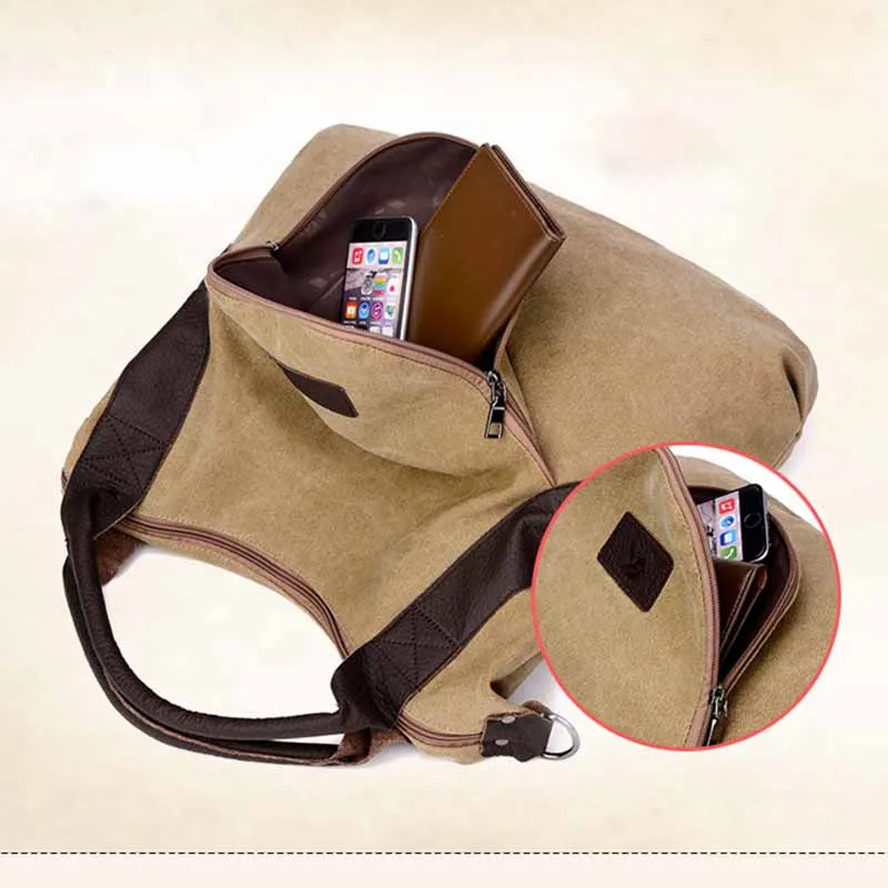 Новинка 2018 года холст для женщин сумки Винтаж Сумка ёмкость Crossbody сумка