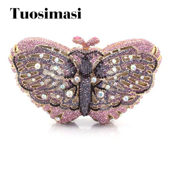 Нарядные Хрустальная Бабочка Форма вечерний клатч|evening clutch bags|clutch bagevening |