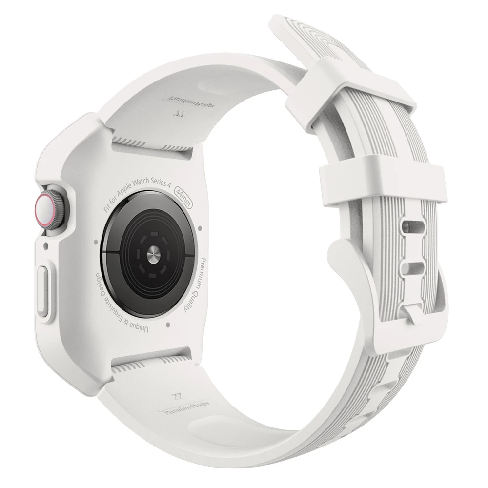 4 цвета силиконовый чехол + ремешок для часов Apple Watch Series Черный Белый Зеленый