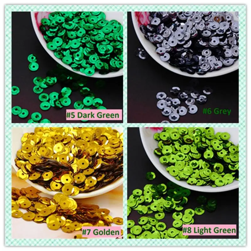 8 мм однотонная круглая чашка блестки для альбом вырезок рукоделия и шитья сделай