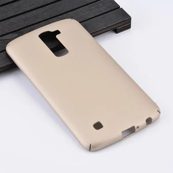 Для LG K10 Роскошный Прорезиненный Пластик Жесткий Case Matte Прорезиненные