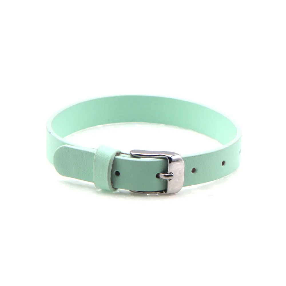 Somsoar ювелирные изделия Gruen Grass Green leder из натуральной кожи Оберните Браслеты fit Story