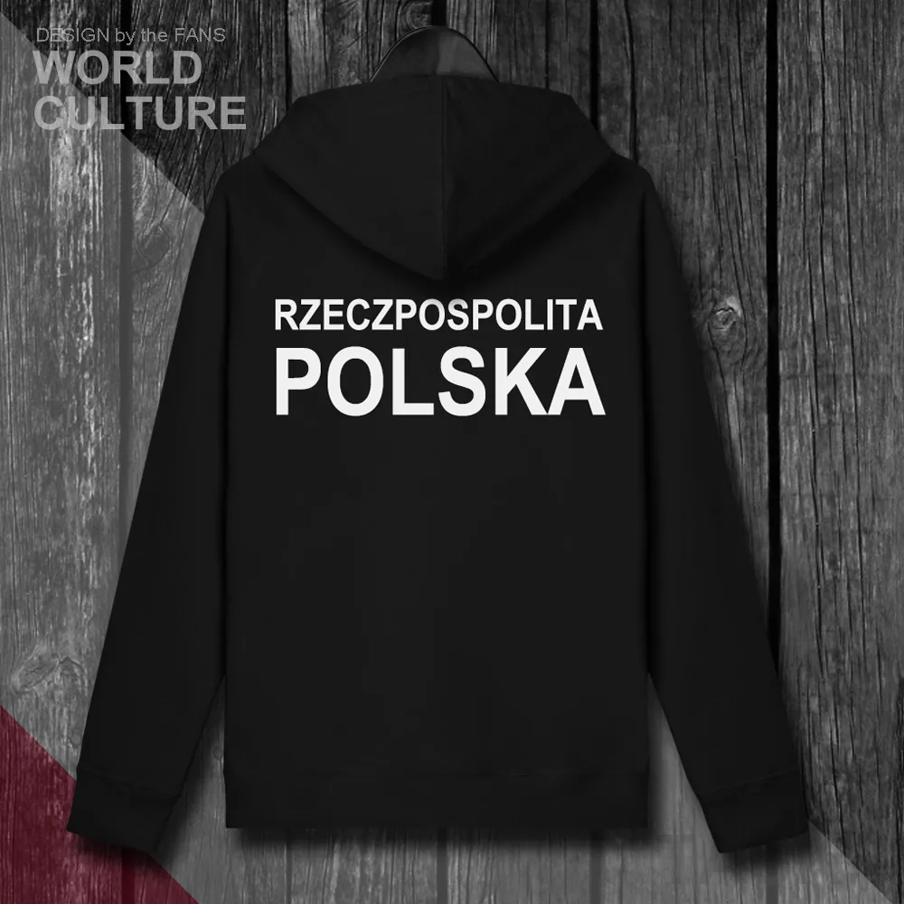 Польская польская Толстовка POLAK POLSKA POL мужские флисовые толстовки Зимние
