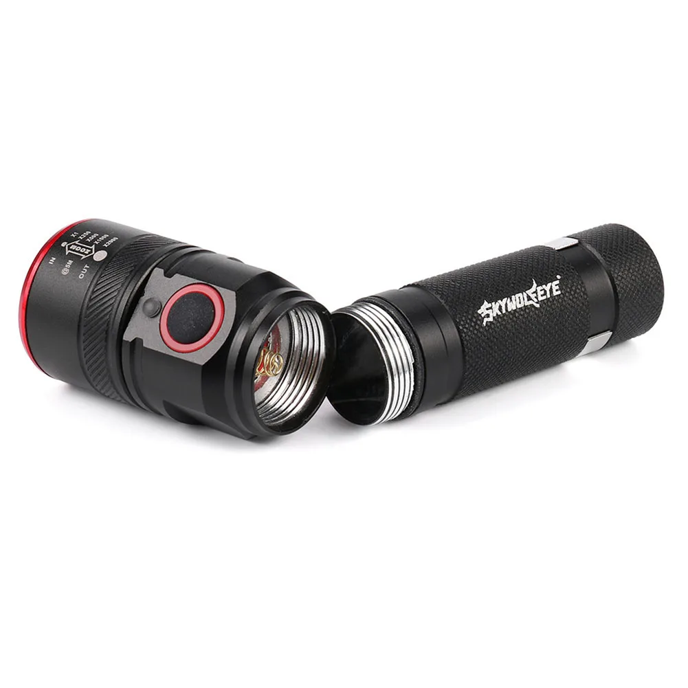 

LED Flashlight Portable USB Rechargeable Strong Light Outdoor Camping Fishing Light