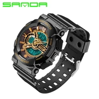 2017 new brand sanda fashion watch men g style waterproof sports military watches s shock digital watch men relogio masculino