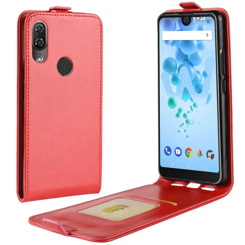Кожаный чехол с откидной крышкой для wiko view 2 Pro view2 WIERSS чехол-кошелек кожаный чехлы