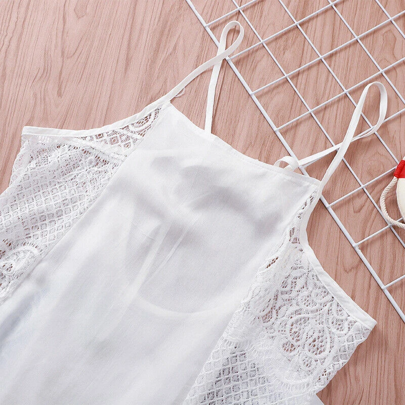 Boho пляжное летнее праздничное белое кружевное Открытое платье для женщин с