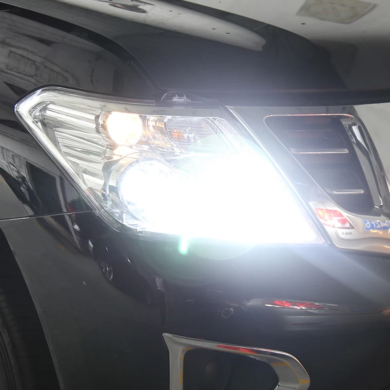 Для Nissan патруль y62 светодиодный светодиодных фар турбо вентилятор 12 в 360 градусов