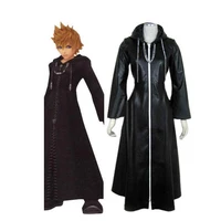 kingdom hearts 2 organization xiii black coat robe cosplay costume custom made