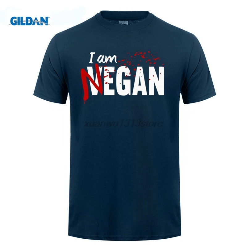 GILDAN I'm Negan/футболка для мужчин Новое поступление простые футболки свободные с