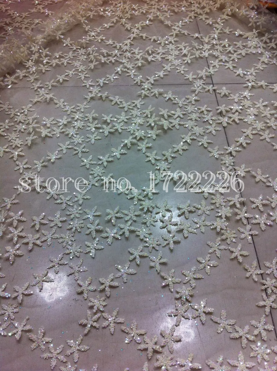 Пять звезд белое кружево элегантное блестящее милое с блестками цветочный принт