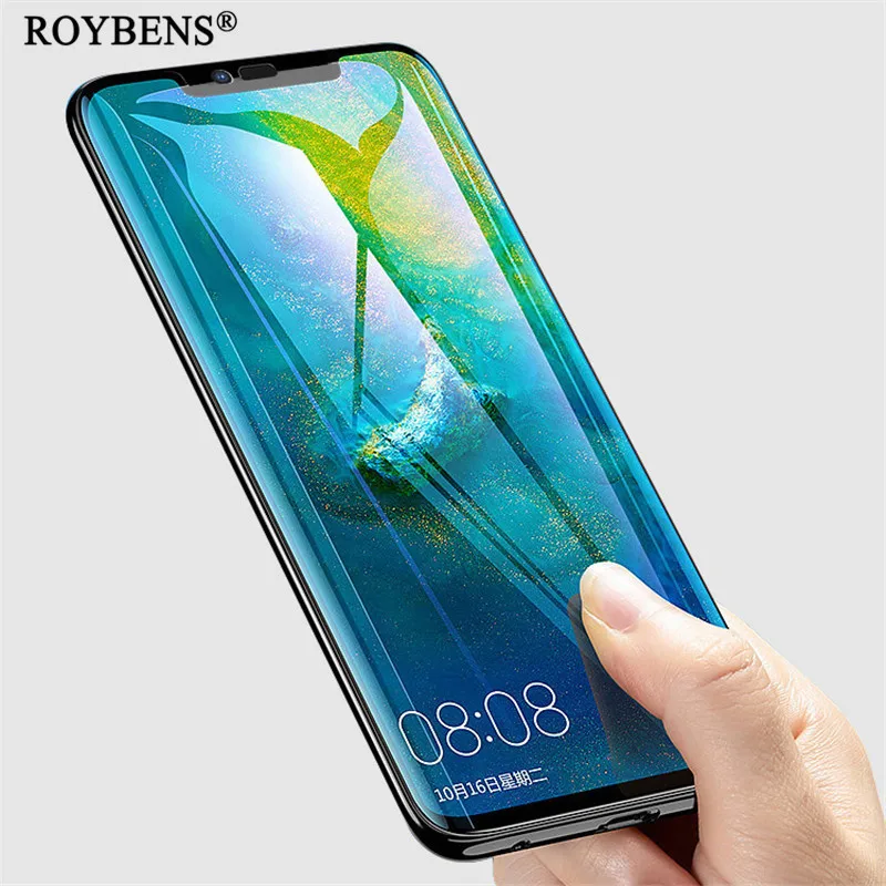 Защитная пленка на весь экран для huawei mate 20 Pro ультратонкая мягкая из ПЭТ 5D