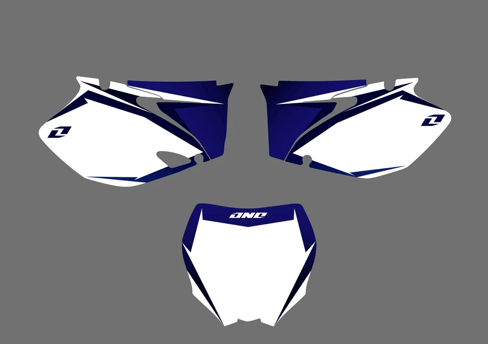 0019 новый стиль команда графики фоны наклейки Наборы для Yamaha YZ250F YZ450F YZ 250F 450F 2006 2007