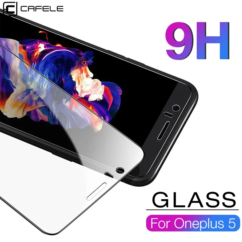 CAFELE 2.5D Защита экрана для Oneplus 5 Закаленное стекло для One plus 5 HD прозрачное 9H закаленное взрывозащищенное защитное стекло