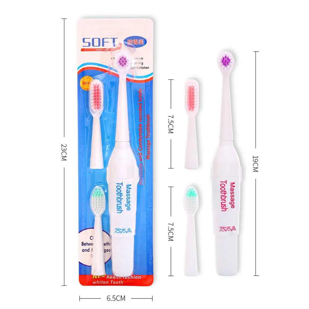 Drop Shpping Waterproof Electric Toothbrush Toothbrushe Head Rotating Portable Travel Box Gifts Bathroom Accessories