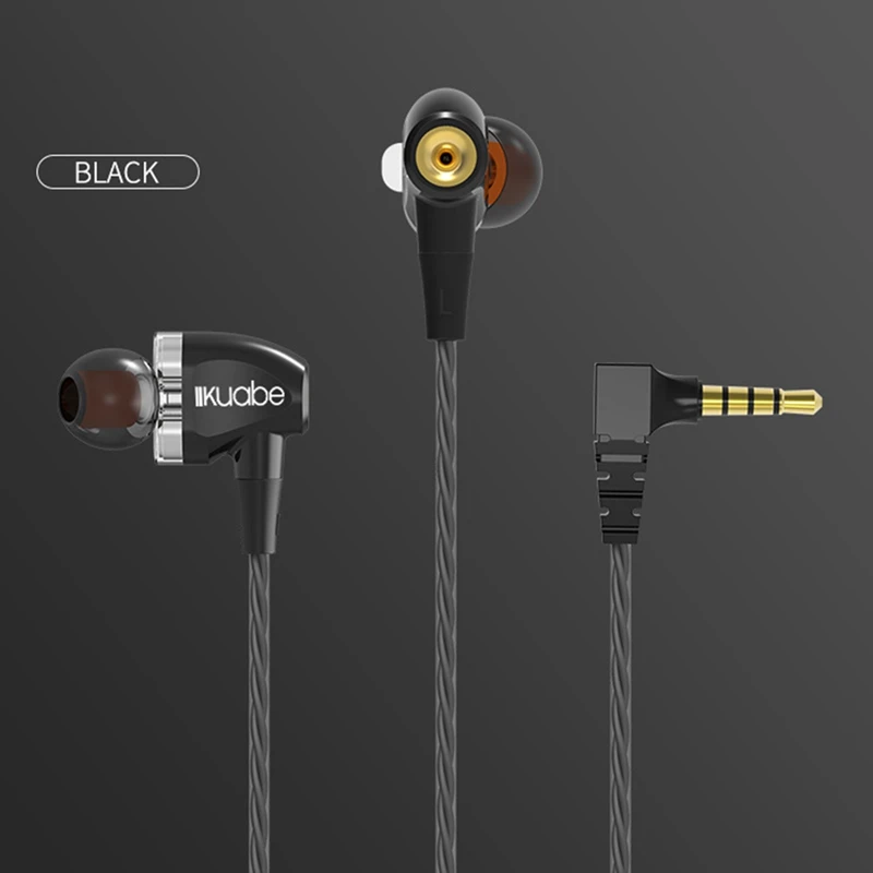 Проводные наушники с микрофоном шумоподавление для прослушивания музыки