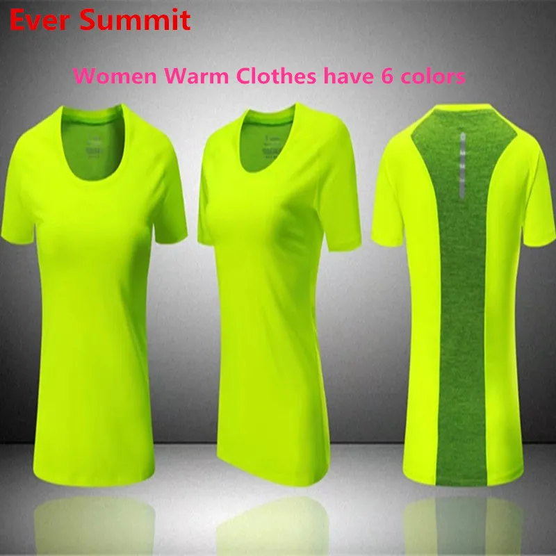 Женские спортивные футболки Ever Summit теплые хлопковые облегающие зимние