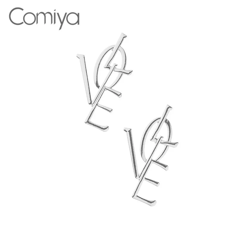 Женские Геометрические серьги Comiya золотого и серебряного цвета длинные ручной