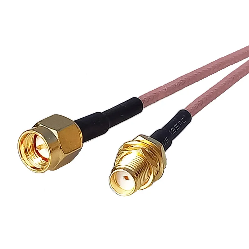 100 шт./лот SMA штекер к внутренний разъем кабель RG316 Pigtail RF коаксиальный 15 см/50 см/100