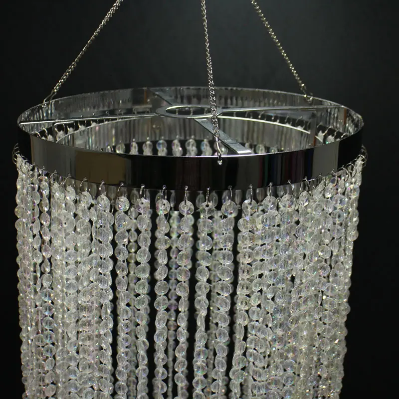 SUNLI дом 1 шт. D30CM металла серебро хромированный подвесной светильник люстра