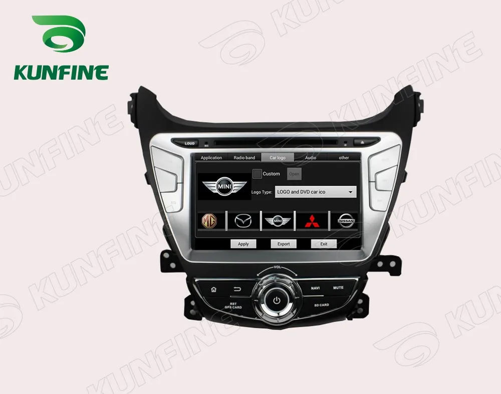 Мультимедийный плеер Hyundai Elantra 2014 Восьмиядерный 2 Гб ОЗУ Android 6 0 DVD GPS навигация
