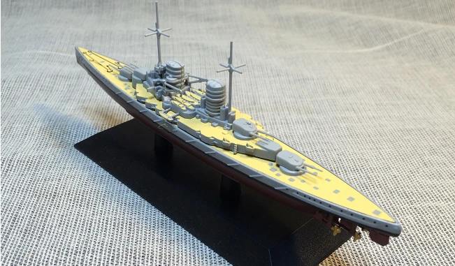 

rare Special Offer 1:1250 German Navy LUTZO Battleship Warship Model Alloy Collection