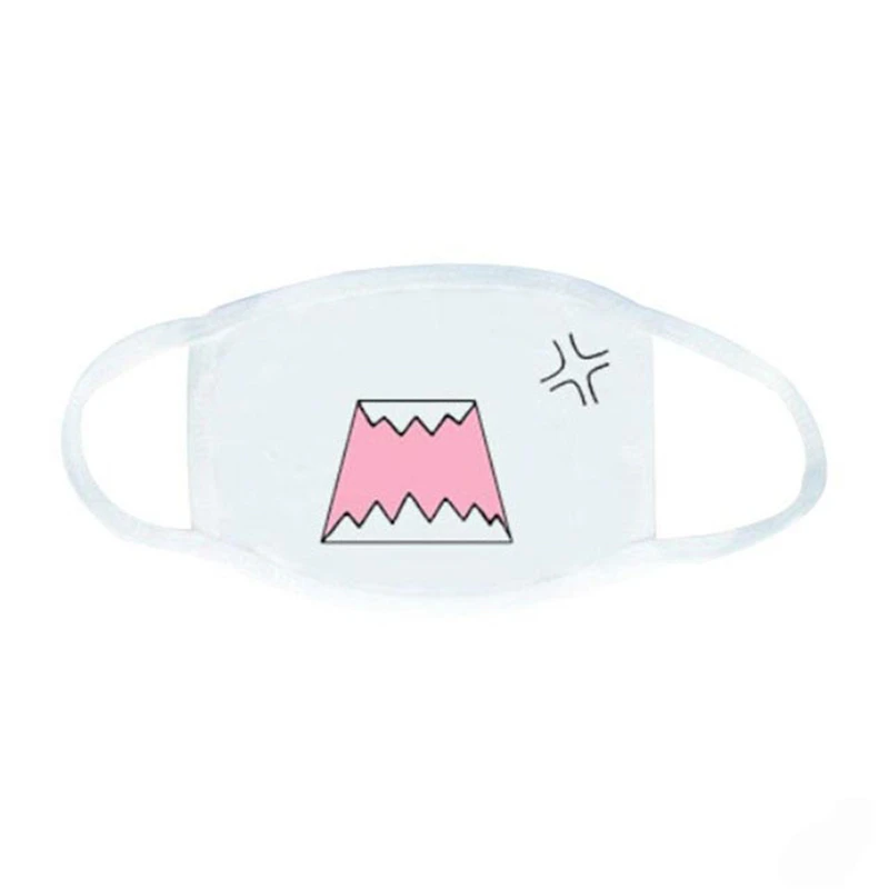Fashion Expression Mouth Mask Anime Cotton Mouth Mask Unisex Mask Mouth-muffle Dustproof Respirator Cute Anti-Dust Mouth Covers