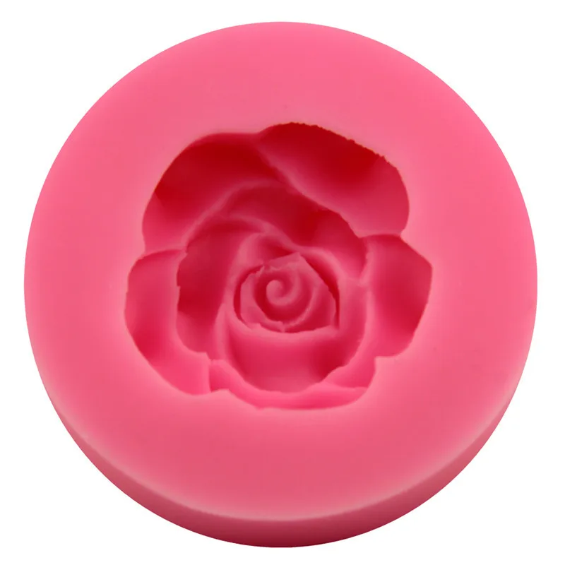 1 шт. Горячая продажа Роза цветок помадка торт плесень Силиконовая Форма Шоколад