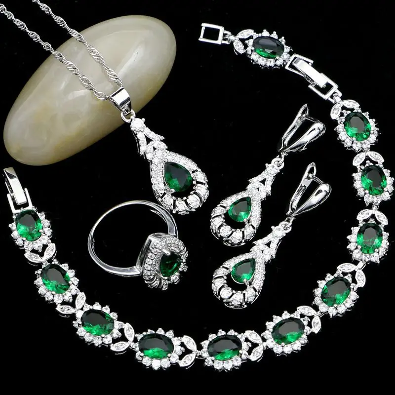 Серьги/кулон/ожерелье/Кольцо/браслет из серебра 925 пробы | Украшения и аксессуары