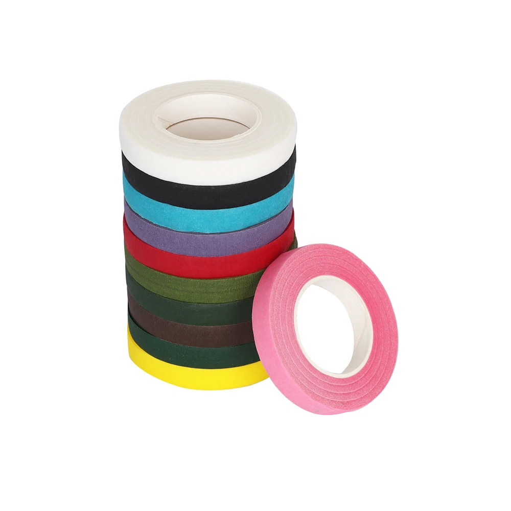 Красочные цветочные Стволовые васи ленты корсажи Buttonhole искусственный цветок