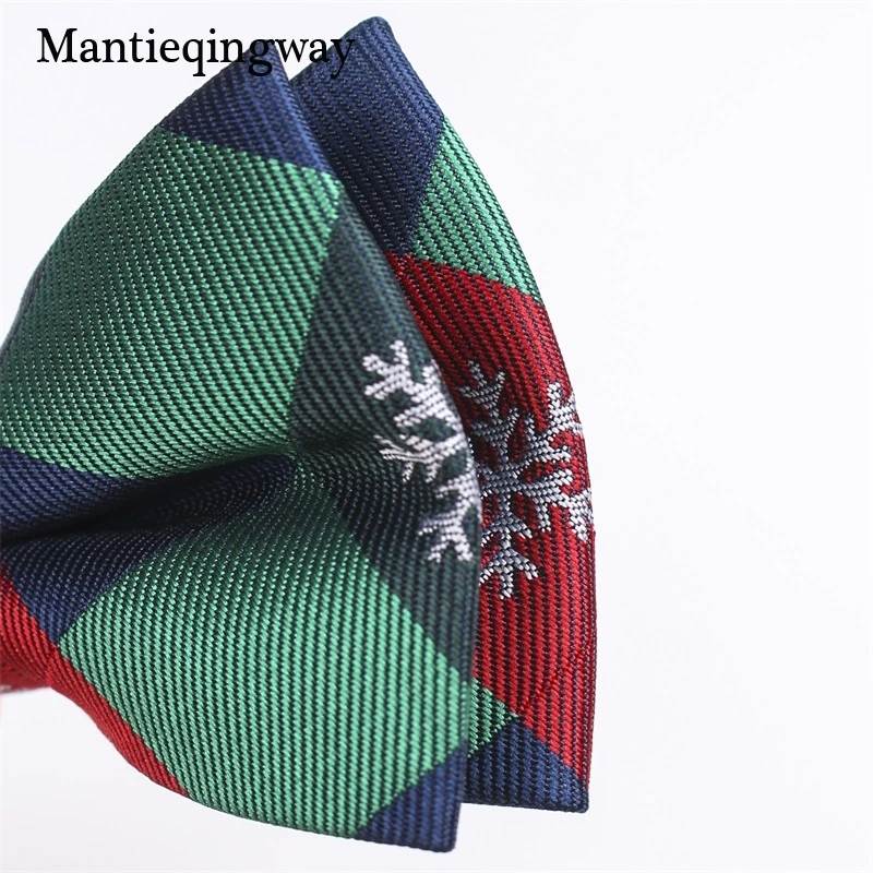 Mantieqingway/детские рождественские галстуки бабочки для маленьких мальчиков рубашки