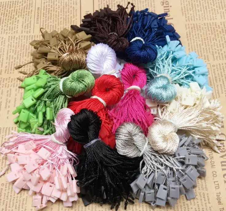 Горячая продажа 900 шт./лот веревка из полиэстера одежда бирка Пряжка Веревка DIY 7