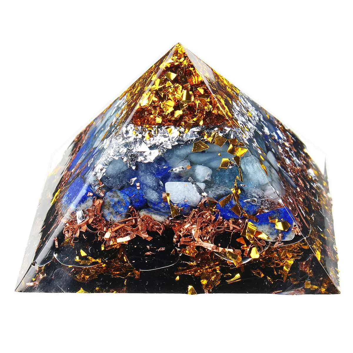 65x65x55 мм розовый синий фиолетовый камень прозрачный кристалл ТОЧКА Orgone пирамида, Исцеление Рейки энергетическая Пирамида балансировка духовная терапия