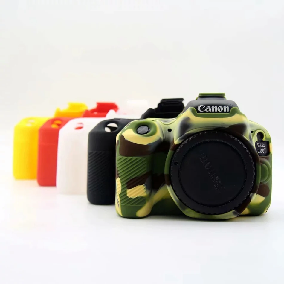 Bakeey силиконовый чехол для камеры Canon SLR EOS 200D ударопрочный Противоскользящий