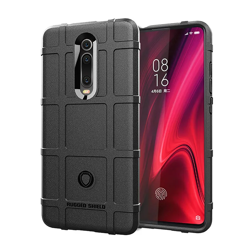Чехол для Xiaomi Mi 9t Мягкий Силиконовый прочный Противоударная броня защитная