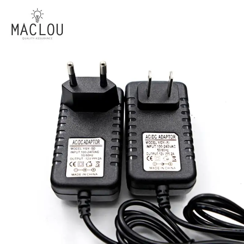 Светодиодный драйвер адаптер питания AC100V 240V 2A блок DC12V конвертер зарядное