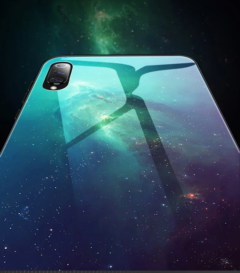 For Huawei P30 Pro P30Pro pro Tempered Glass Coque Back Case Sliding Cover Mirror Soft TPU Silicone Anti- fall Thin Shell |
