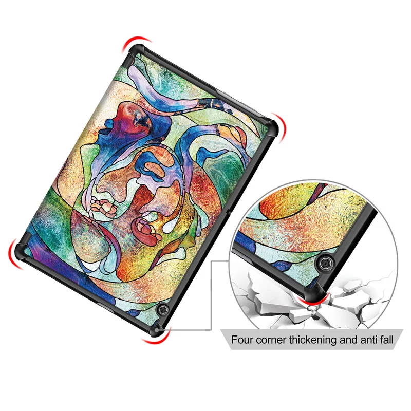 Ультратонкий чехол для Huawei Mediapad T5 10 AGS2 W09/L09/L03/W19 1 &quotиз искусственной кожи с