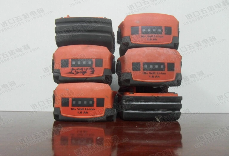 Б/у HILTI Sherida 21,6 V литиевая батарея 1.6AH/2.6AH/3.3AH