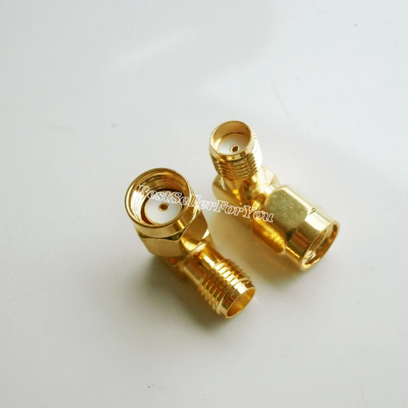 1 шт. RP SMA RPSMA штекер на гнездо под прямым углом 90 градусов серия Соединительный