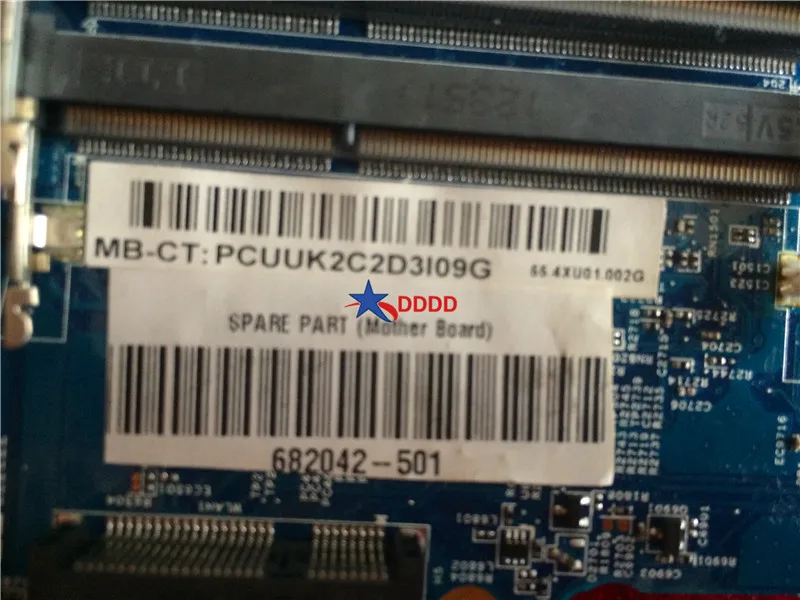 Оригинальная материнская плата для ноутбука HP DV7-7000 s989 682024-501 st04. 021 полностью